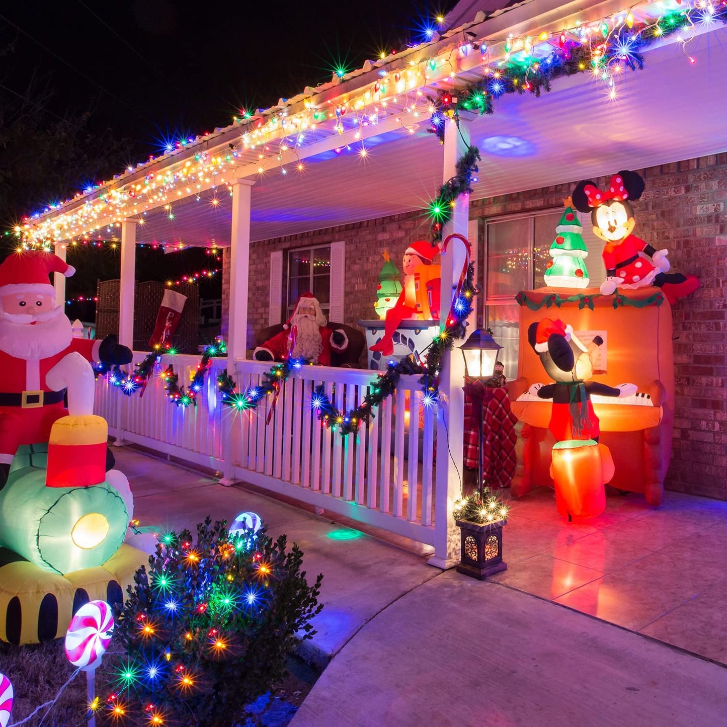 39ft LED Solar Light 100 Lights Outdoor Waterproof Fairy Garland Lights Christmas Party Halloween Decorations Solar Lights
