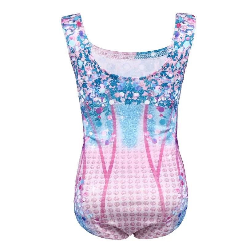 Taylor Swimming Suit Children Swim Outfits Cute Purple Cosplay Costume Halloween Carnival Party Clothes for Kid Swift Music Fans
