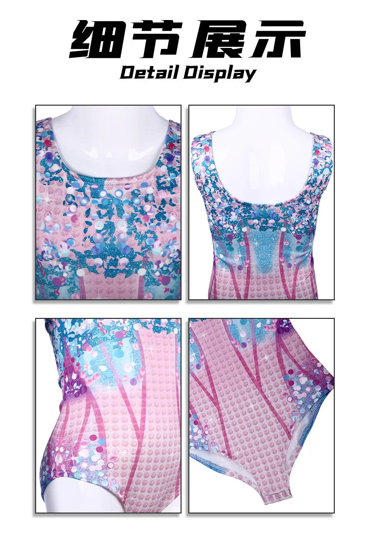 Taylor Swimming Suit Children Swim Outfits Cute Purple Cosplay Costume Halloween Carnival Party Clothes for Kid Swift Music Fans