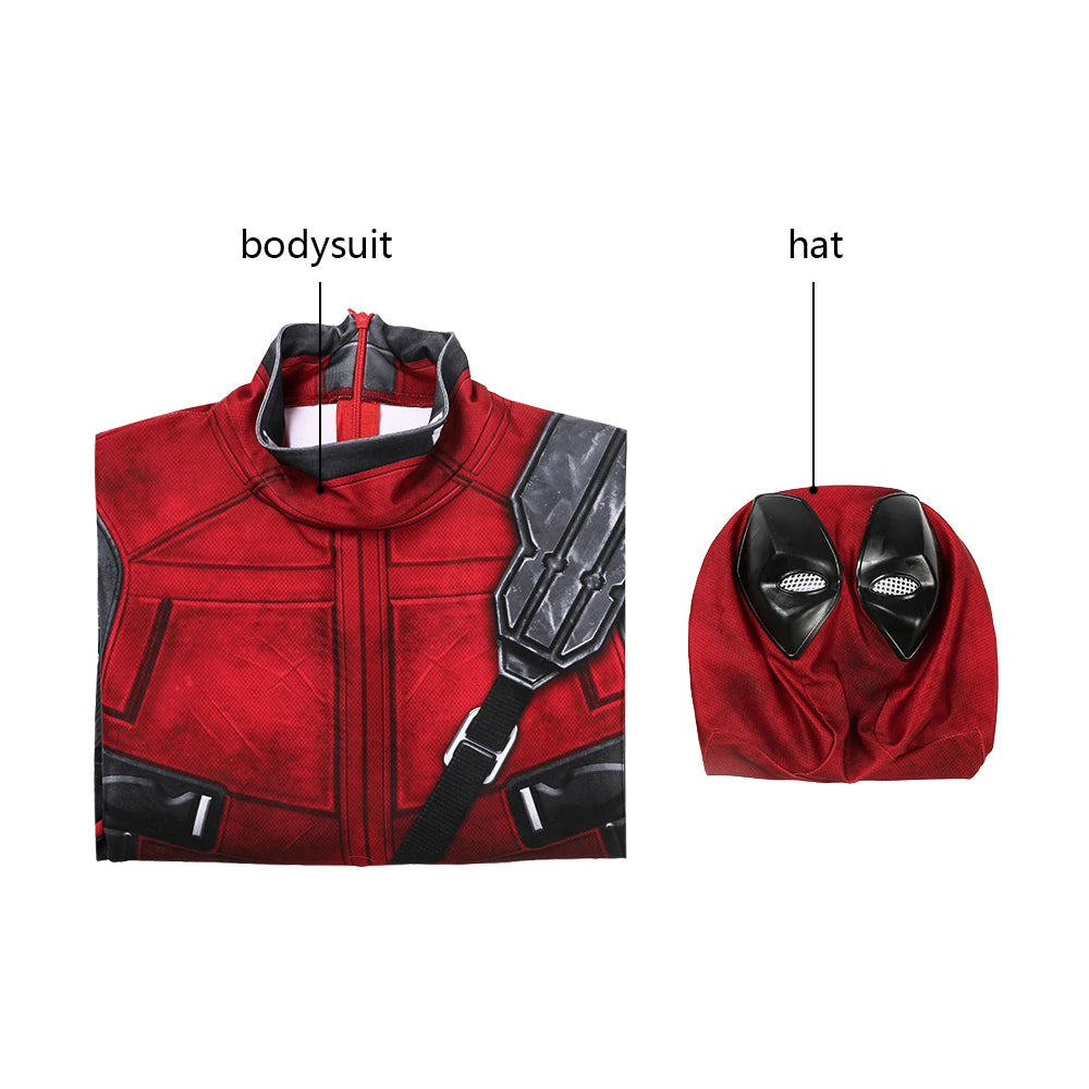 Daredevil Deadpool Cosplay Costume Matt Murdock Superhero Daredevil 3D Printed Spandex Outfits Halloween Costume Zenzai Suits