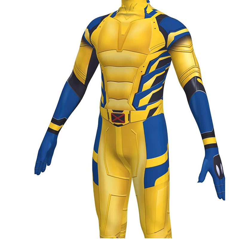 Wolverine Cosplay Costume/Jumpsuit