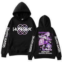 2025 Harajuku x K-Pop Hoodie – Demon Hunters Graphic