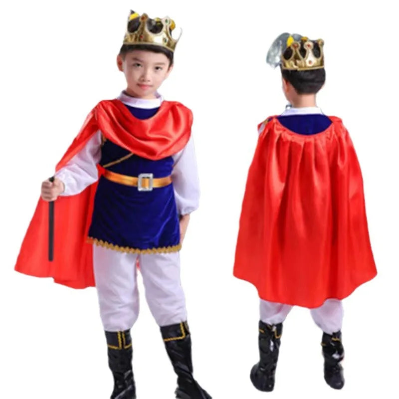 Pirate King Role Playing Prince Performance Costume for Boys and Girls