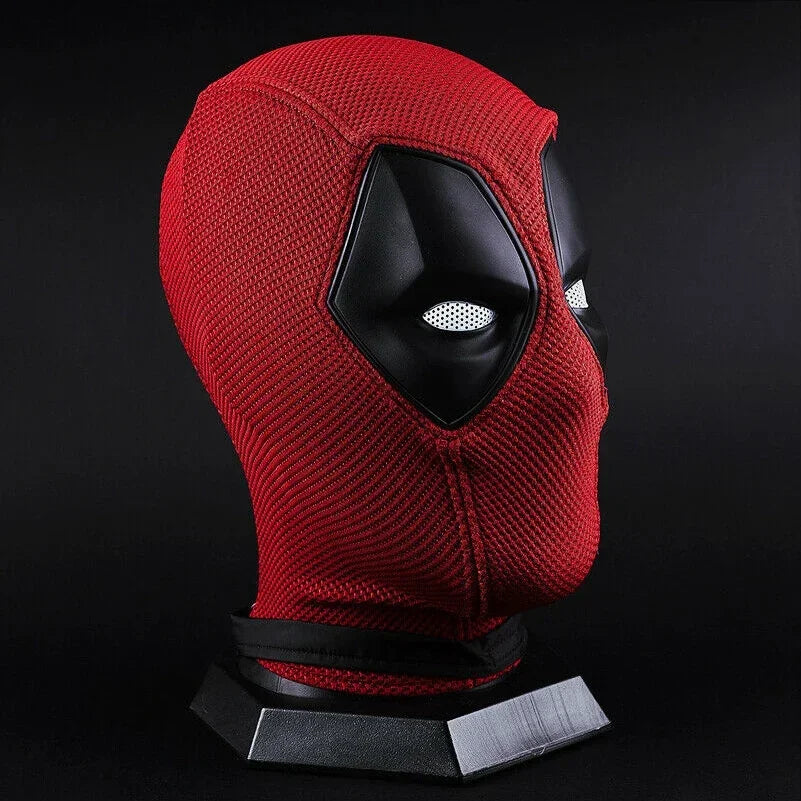 Anime Movie Deadpool Cosplay Mask Nico Shuai Dragon Head Cover Knitted Cotton Mesh Helmet Halloween Party Carnival Costume Props