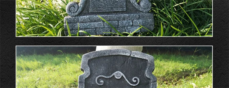 New Foam Skeleton Halloween Decorations for Home Grave Bat Party Supplies Halloween Accessories Horror House Props Rip Tombstone