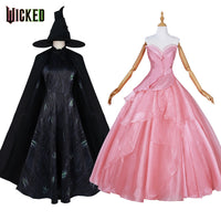 Wicked Magical Wicked Witch Actress Glinda cosplay, Efba's complete Halloween witch costume