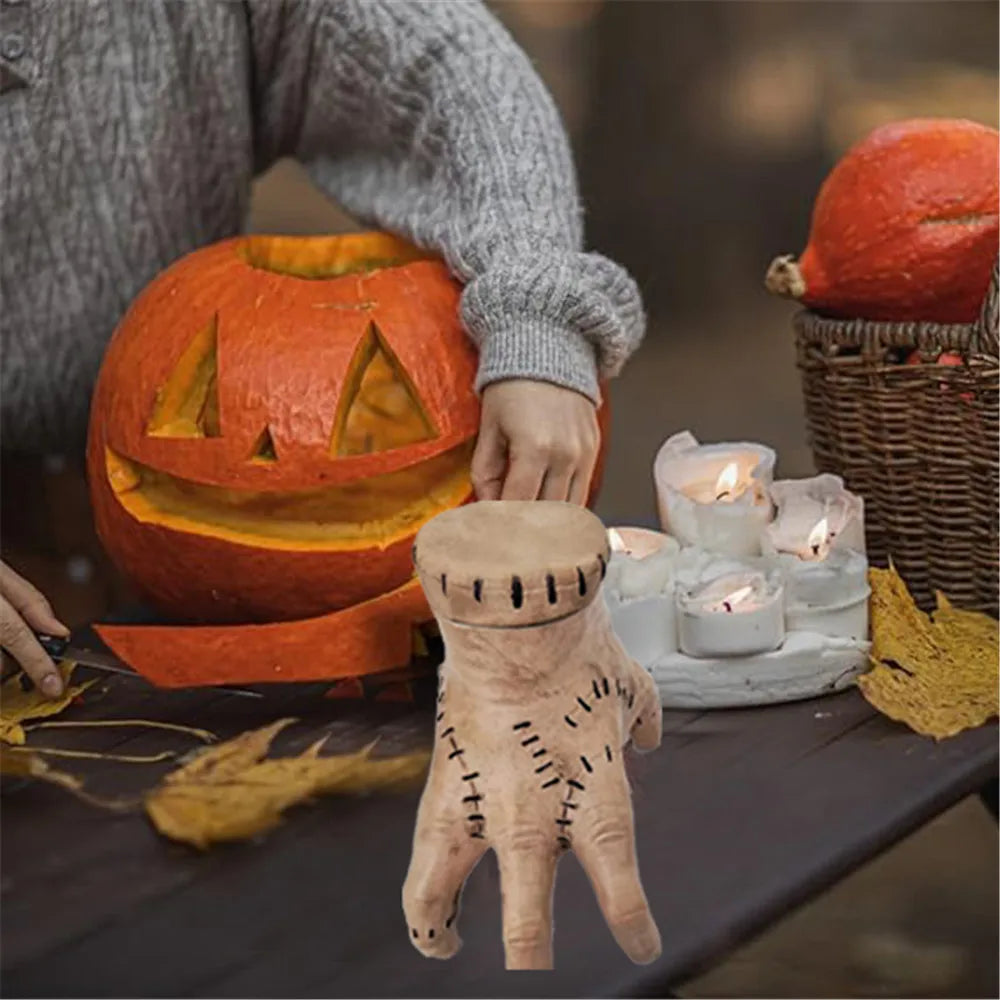 Addams Wednesday Electric Walking Hand for Halloween Decorations, Horror Cosplay, Halloween Craft, Ghost Hand, Scary Party Gifts
