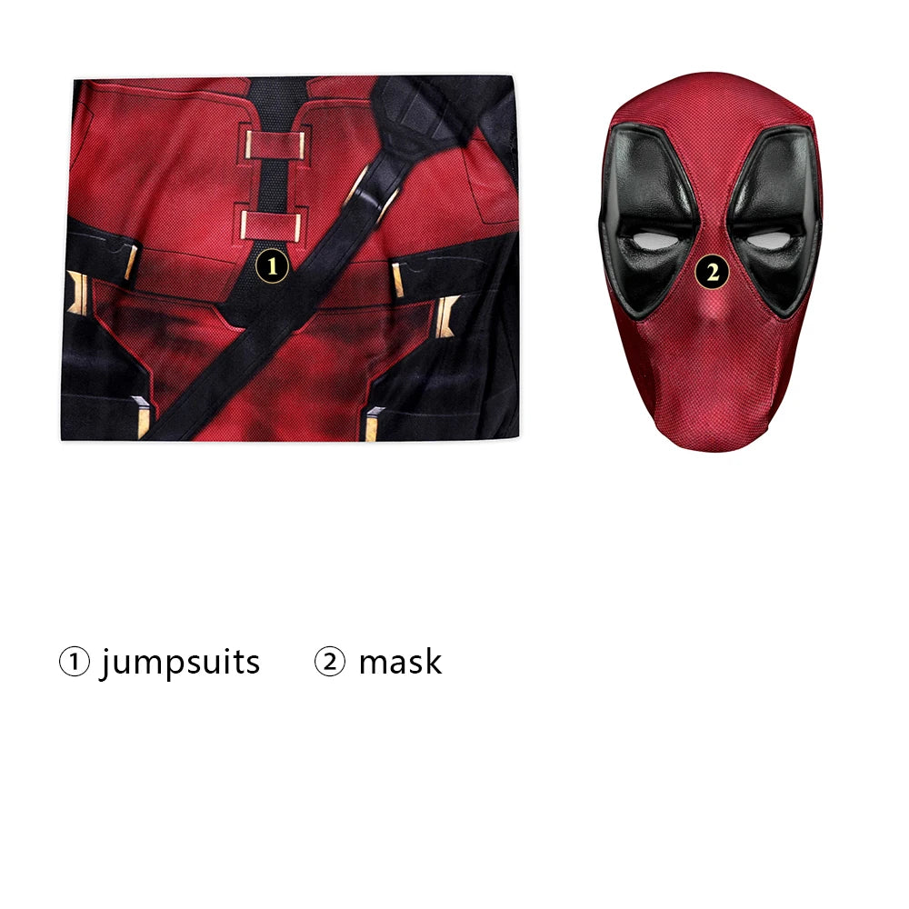 Daredevil Deadpool Cosplay Costume Matt Murdock Superhero Daredevil 3D Printed Spandex Outfits Halloween Costume Zenzai Suits