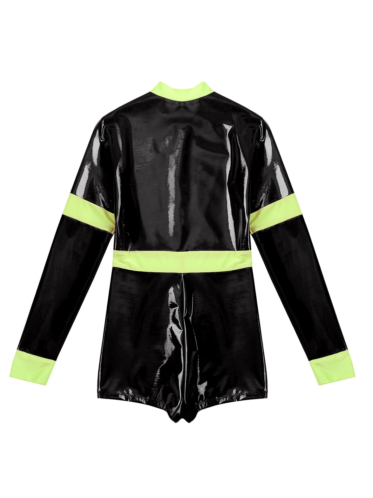 Women's Firefighter Costume - Long Sleeve Zipper Jumpsuit for Halloween Cosplay