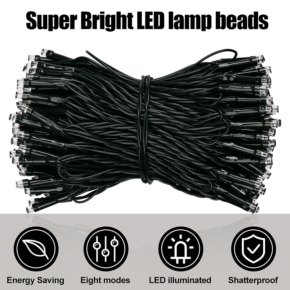 39ft LED Solar Light 100 Lights Outdoor Waterproof Fairy Garland Lights Christmas Party Halloween Decorations Solar Lights