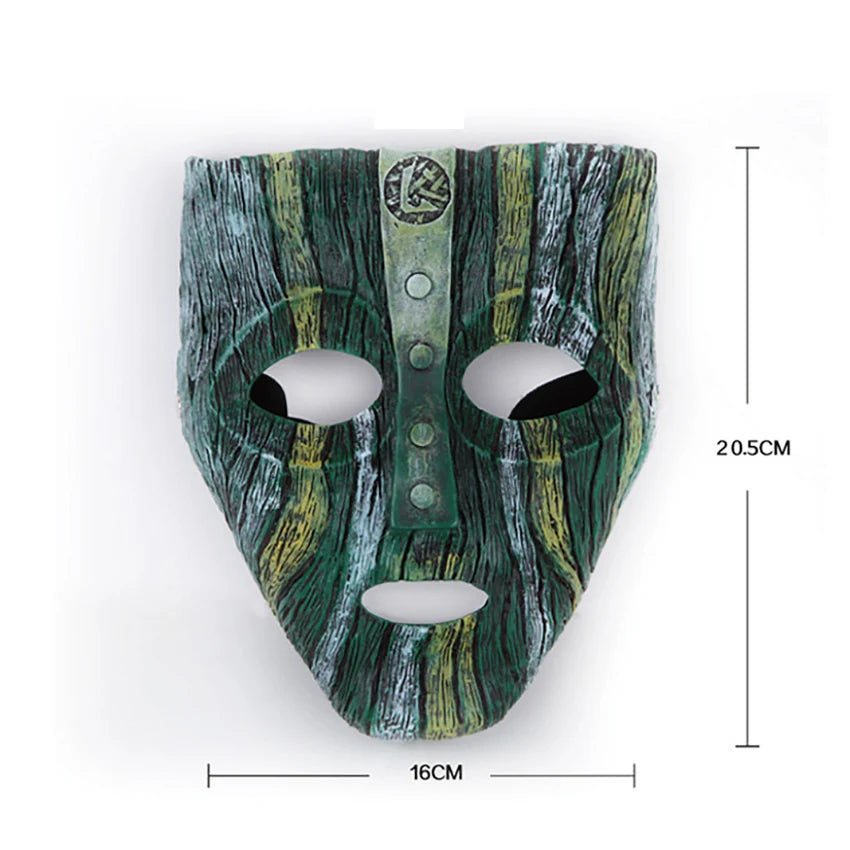 The Mask 2 Movie Character Jim Carrey Cosplay Props Loki The God Of Mischief Ancient Mask Halloween Party Dress Up Cosplay Mask