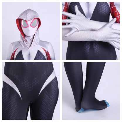 Anime Cosplay Gwenom Costume Sexy Gwen Stacy Cosplay Halloween Costumes for Women Superhero Spider Girls Tights Suit