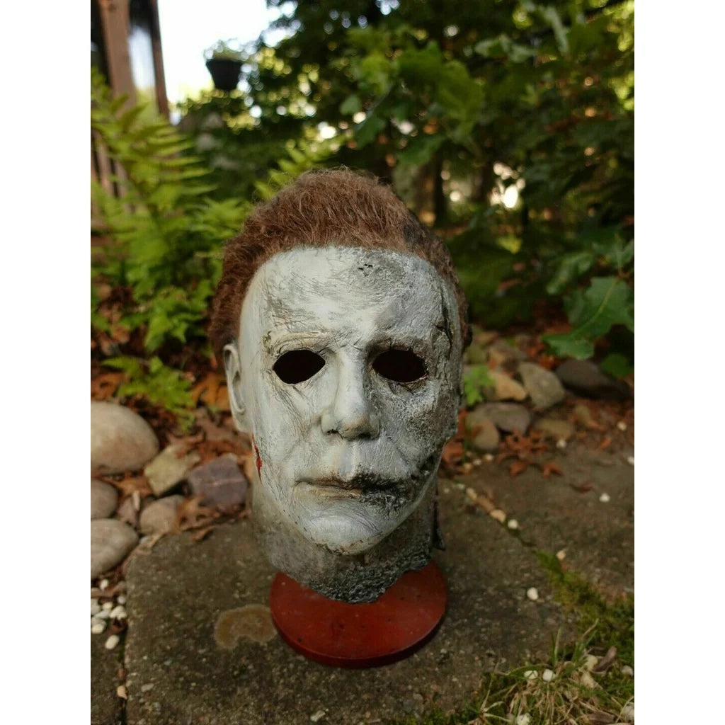 Michael Myers Mask 1978 Halloween Movie Latex Mask Realistic Horror Mask Scary Cosplay Mask Costume Party Mask