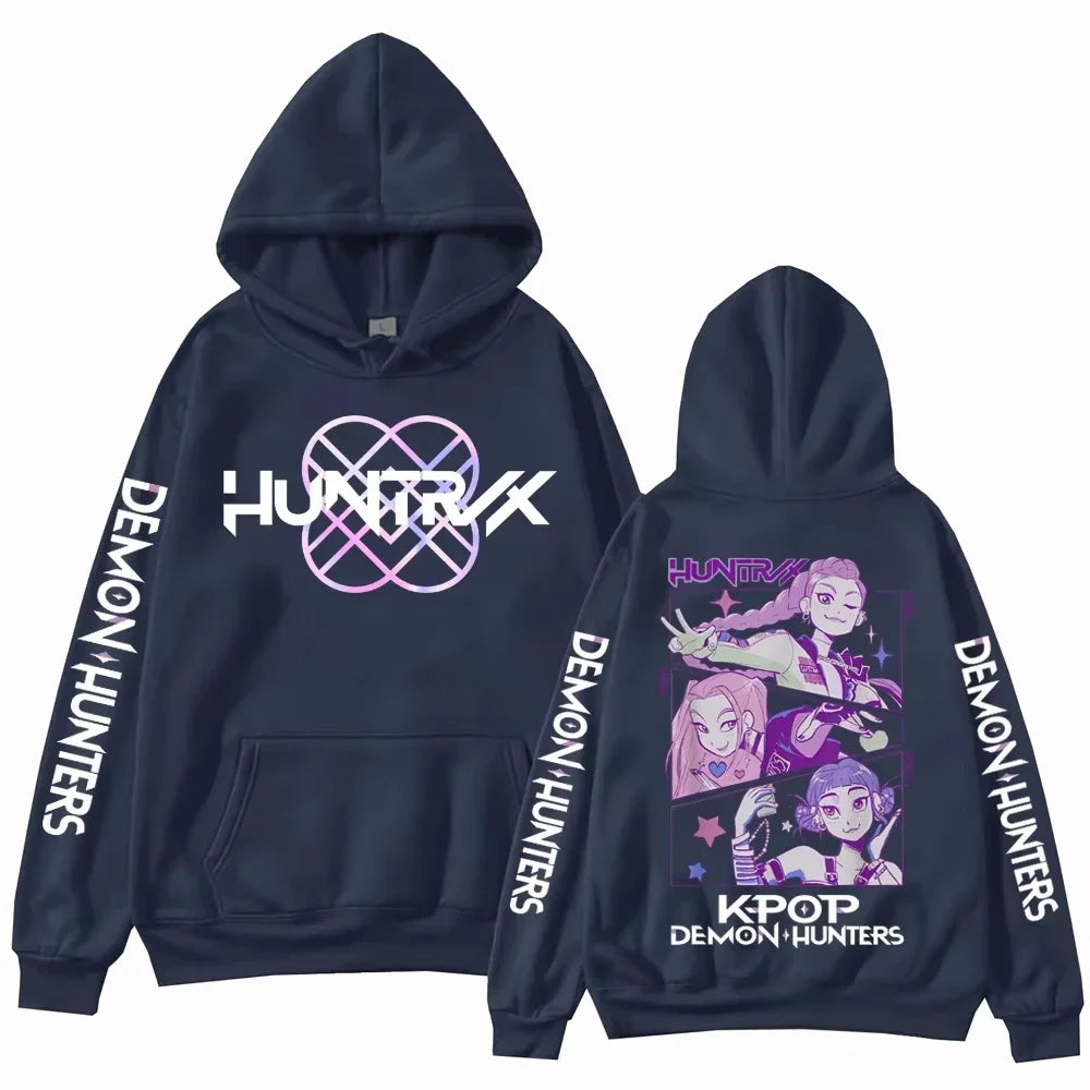 2025 Harajuku x K-Pop Hoodie – Demon Hunters Graphic
