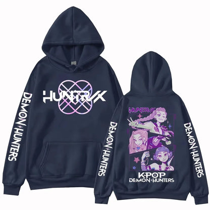 2025 Harajuku x K-Pop Hoodie – Demon Hunters Graphic