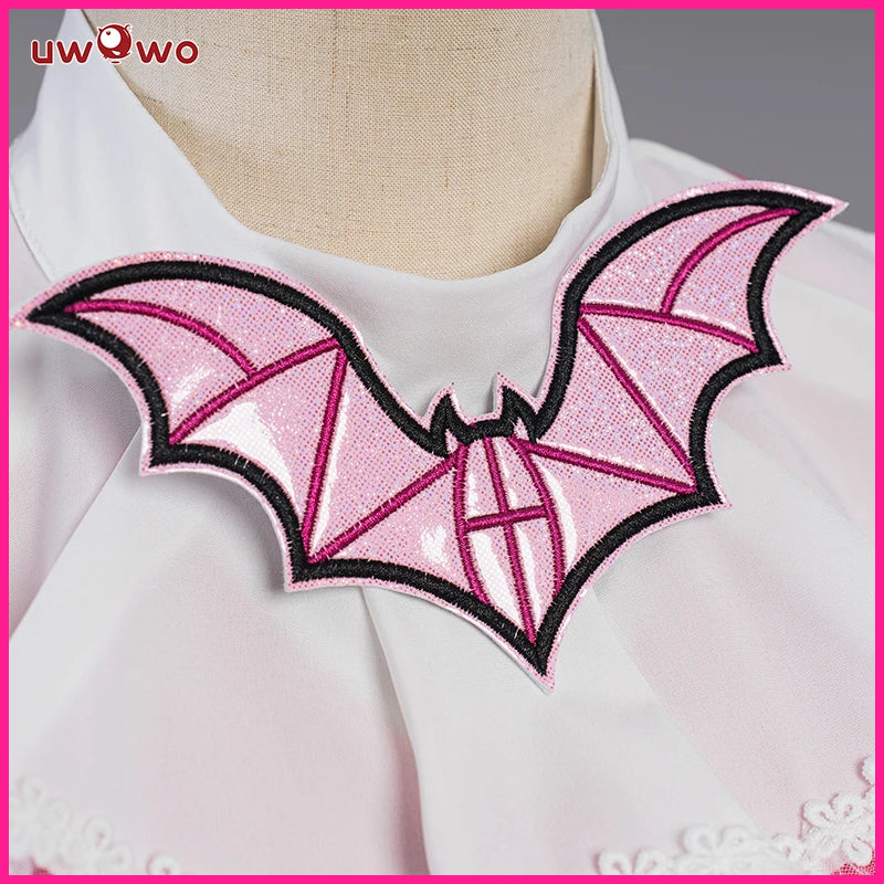 IN STOCK UWOWO Monster High: Draculaura Cosplay Costume Pink Suit Vampiree Anime Female Cosplay Halloween Costumes