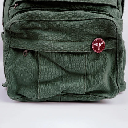 The Last of Us Cosplay Ellie Joel Backpack Student Schoolbag Unisex Rucksack Vintage Canvas Shoulder Bags Halloween Prop