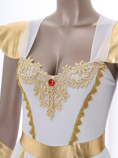 Womens Ancient Greek Roman Godness Empress Cosplay Costume Cape Leotard Dress Toga with Wristbands for Halloween Theme Party