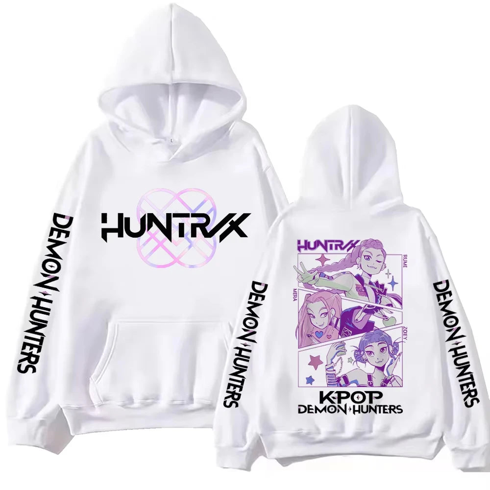 2025 Harajuku x K-Pop Hoodie – Demon Hunters Graphic