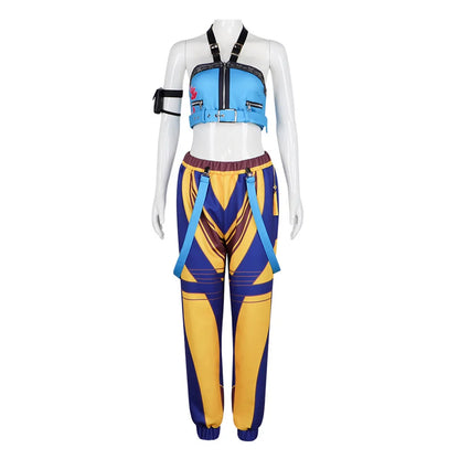 Zoey Cosplay 2025 Cartoon Demon Cos Hunter of KPop Costume Women Adult Girls Fantasia Clothing Blue Sexy Uniform Halloween Suit