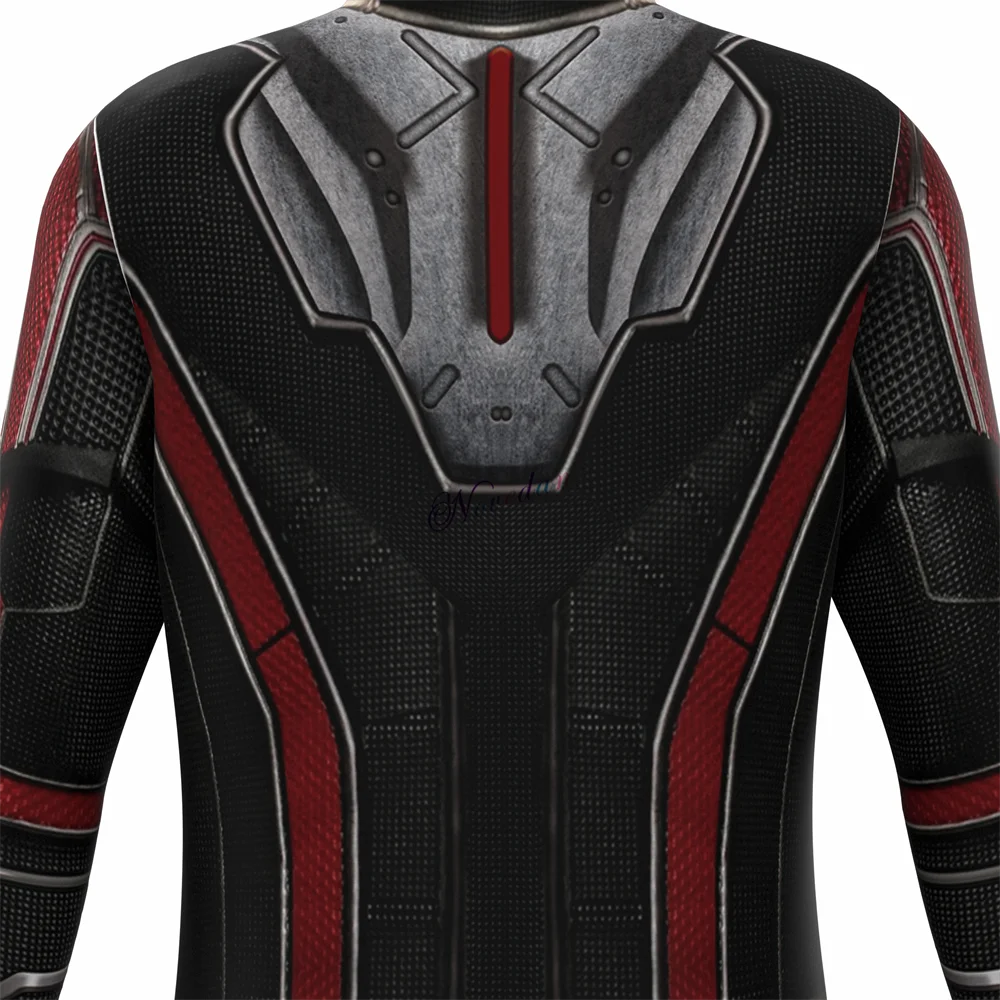 Superhero Ant Man Costume Adult Kids Quantumania Cosplay Antman And The Wasp Halloween Mask Helmet Jumpsuit Bodysuit Zentai Suit