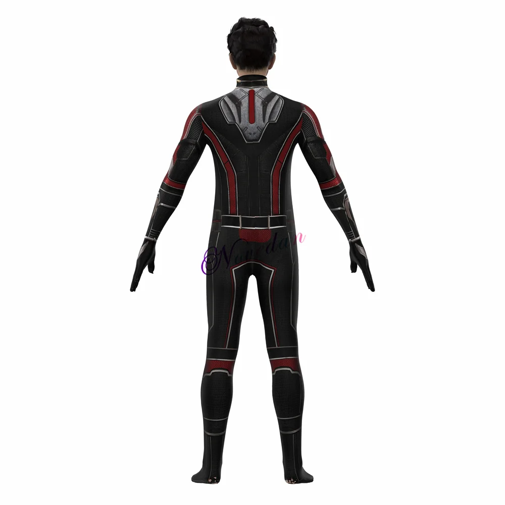 Superhero Ant Man Costume Adult Kids Quantumania Cosplay Antman And The Wasp Halloween Mask Helmet Jumpsuit Bodysuit Zentai Suit