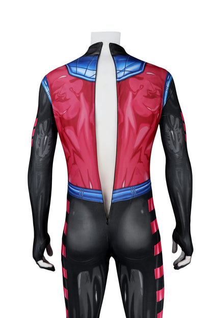 Gambit Cosplay Jumpsuit – Halloween Carnival Costume