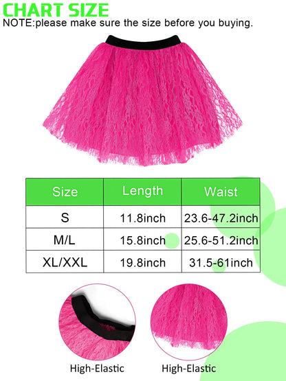 New Women 80s Costume Accessories Set for Halloween Cosplay Retro Party Costume Bracelets Fishing Nets Gloves Earring Necklace