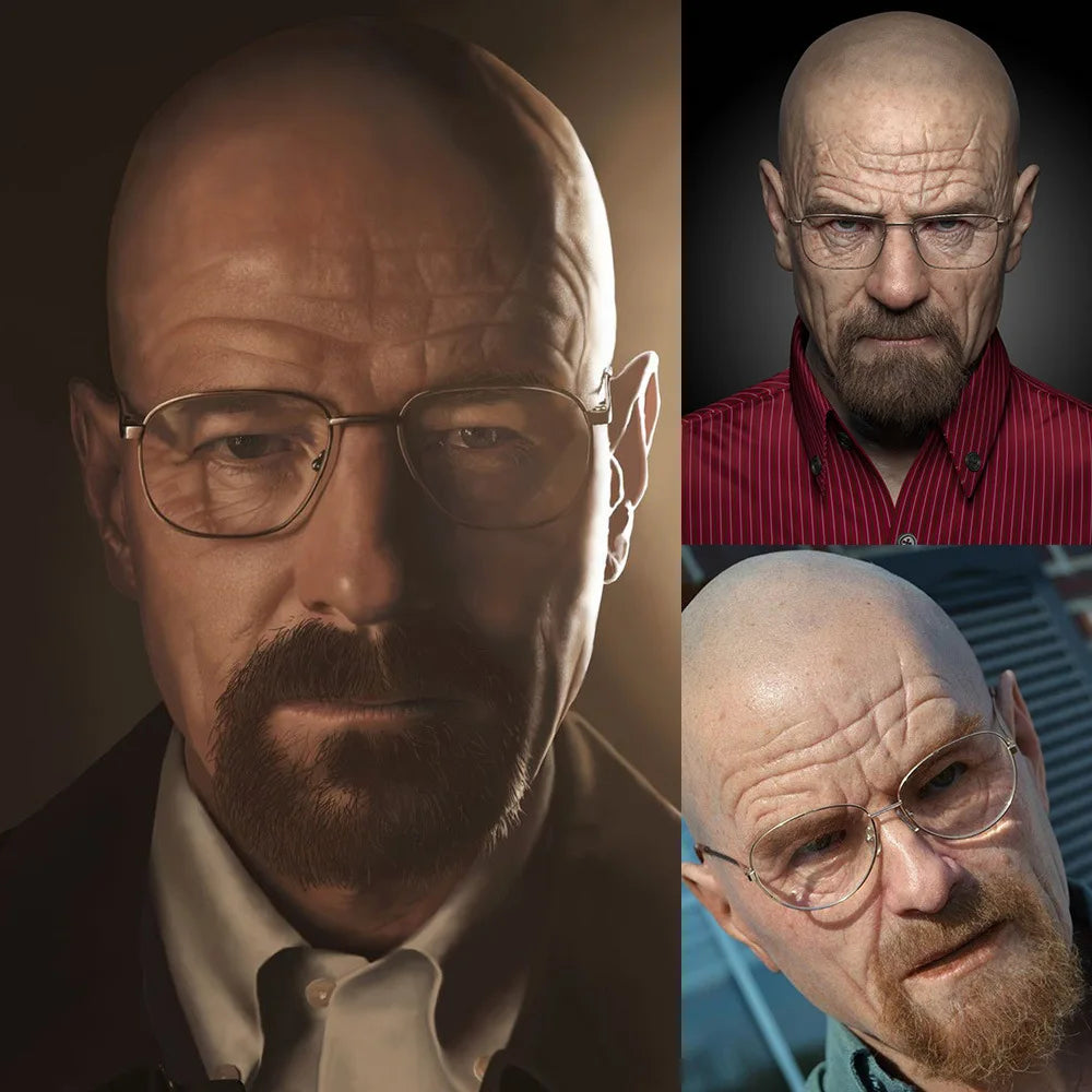 Movie Breaking Bad Halloween Latex Funny Mask Cosplay Costume Mask New Variety of Funny Headwear