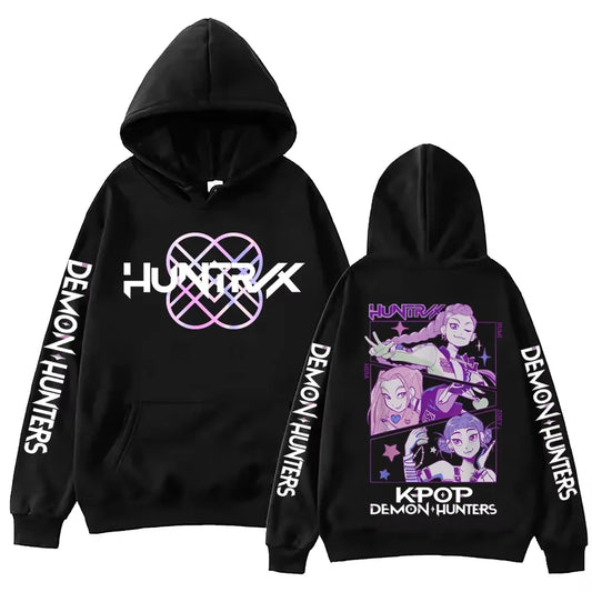 2025 Harajuku x K-Pop Hoodie – Demon Hunters Graphic