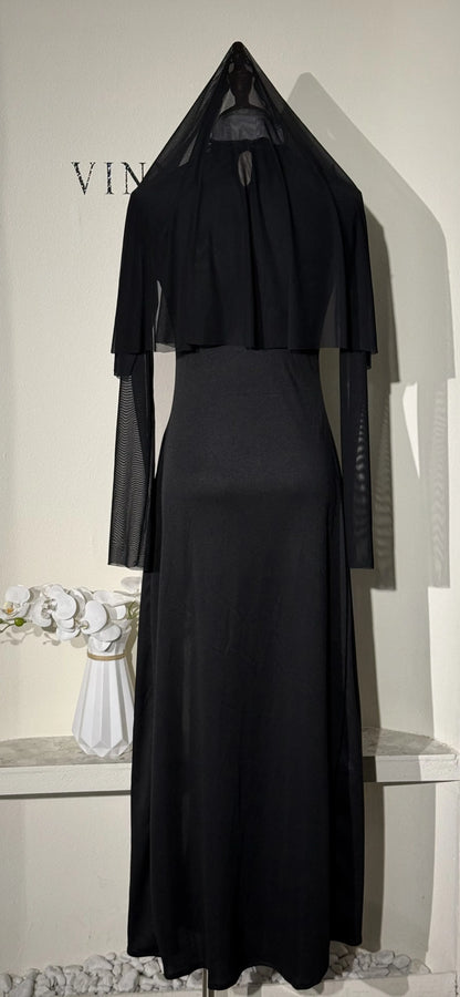 Halloween Nun Costume Female Carnival Cosplay Sexy Nun Dress with Headwear Two Piece Set Church Costumes Pray Gothic