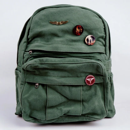 The Last of Us Cosplay Ellie Joel Backpack Student Schoolbag Unisex Rucksack Vintage Canvas Shoulder Bags Halloween Prop