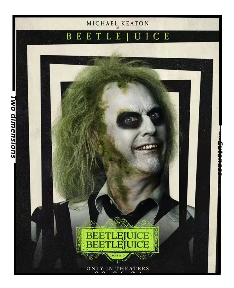 2024 Beetlejuice Halloween Cosplay Costume – Suit, Blazer, Tie & Shirt for Men & Women