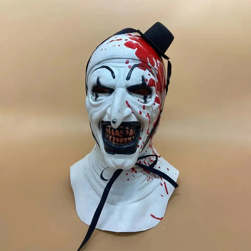 Adults Children Terrifier 2 Art The Clown Cosplay Costume Jumpsuit Hat Mask Outfits Halloween Carnival Suit