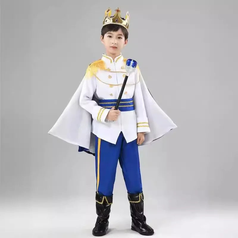 Pirate King Role Playing Prince Performance Costume for Boys and Girls