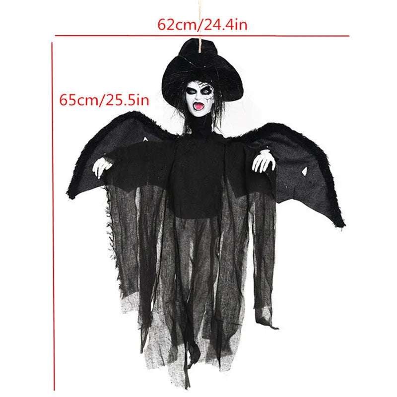 Electric Fanny toy Halloween Hanging Ghost Haunted House Grim Reaper Horror Props Home Door Bar Club Halloween Decorations