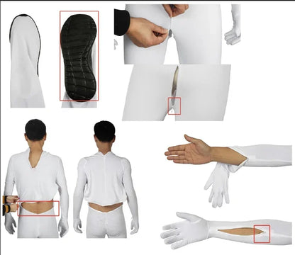 Gambit Cosplay Jumpsuit – Halloween Carnival Costume