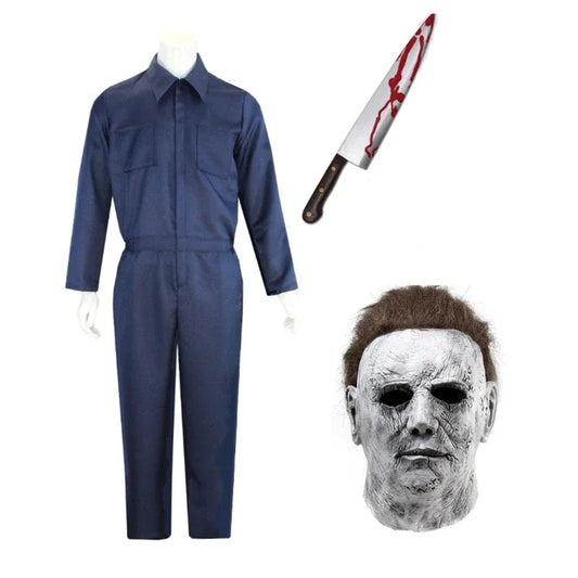 Michael Myers Halloween Costume – Men's Jumpsuit & Mask