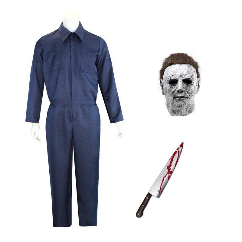 Michael Myers Halloween Costume – Men's Jumpsuit & Mask