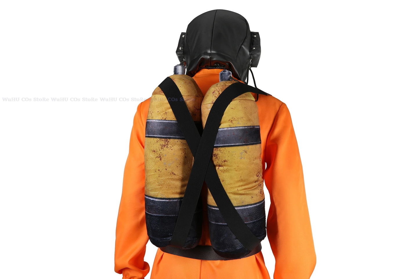 Game Lethal Company Cosplay Costume Red Jumpsuits Lethal Company Mask Clothing Jumpsuit Full Set Men Halloween Role Play Party